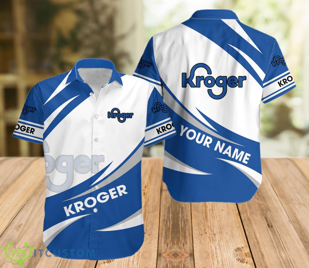 Kroger Hawaiian Shirt Button Beach Shirt 2 Kroger Hawaiian Shirt Button Beach Shirt Product Photo 1