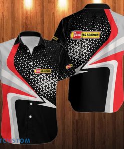 les schwab tire centers Button Shirt 3D Uniform Hawaiian Shirt Product Photo 1