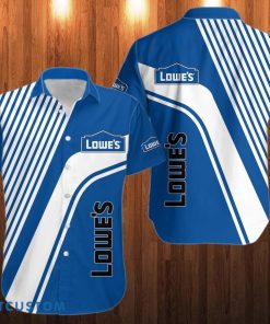 lowe's 3D Hawaiian Shirt Logo and Striped Shirt Product Photo 1