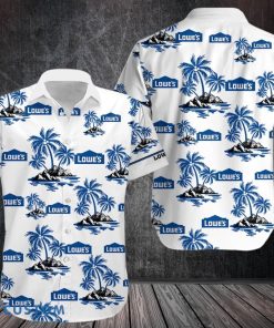 lowe's Hawaiian Shirt Button Beach Shirt Product Photo 1