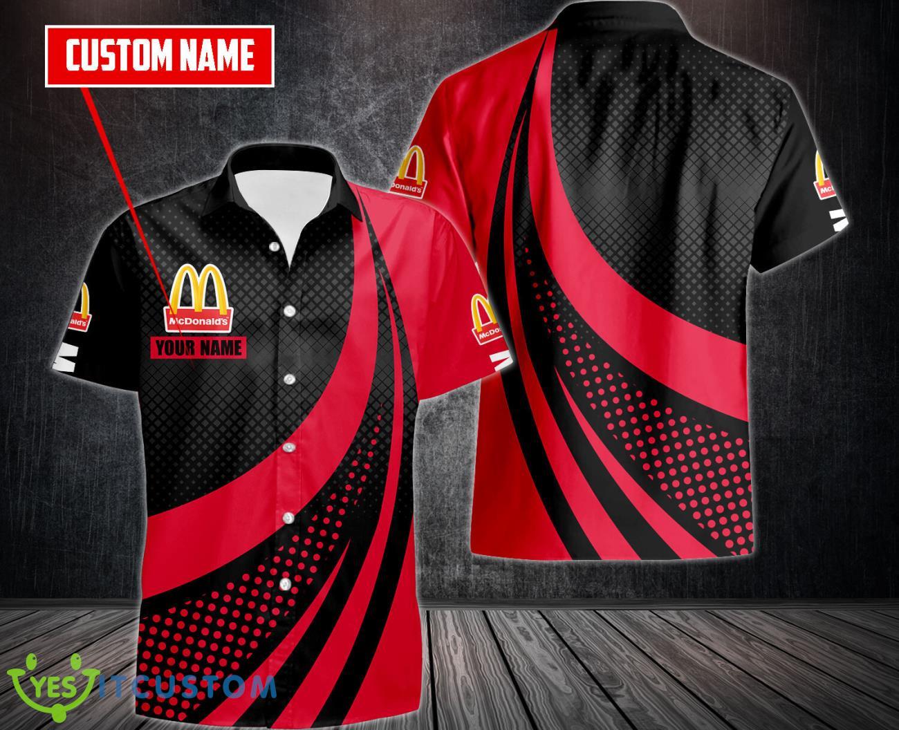 Mcdonald's Hawaii Shirt Work At Shirt For Men And Women Personalized Name 2 mcdonalds hawaii shirt work at shirt for men and women personalized name