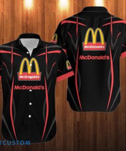 mcdonald's Logo Hawaii Shirt Black Shirt Product Photo 1