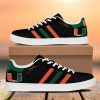 Miami Hurricanes Football Low Top Skate Shoes Stan Smith Shoes Product Photo 1