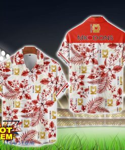 Milton Keynes Dons Tropical 3D Hawaiian Shirt For Fans Product Photo 1
