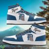 MLB Detroit Tigers White Blue Air Jordan Hightop Shoes Product Photo 1