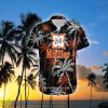 Müller Brand Coconut Tree Pattern Black Hawaiian Shirt For Beach - Müller Hawaiian Shirt Black Coconut Tree _1