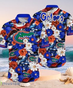 NCAA Florida Gators Design Logo Gift For Fan Independence Day Hawaii Shirt Full Over Print Product Photo 1