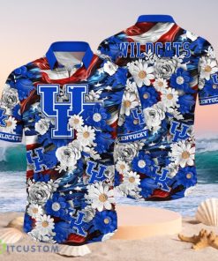 NCAA Kentucky Wildcats Design Logo Gift For Fan Independence Day Hawaii Shirt Full Over Print Product Photo 1