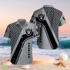 NFL Las Vegas Raiders Style Silver Black Hawaii Shirt Full Over Print Product Photo 1