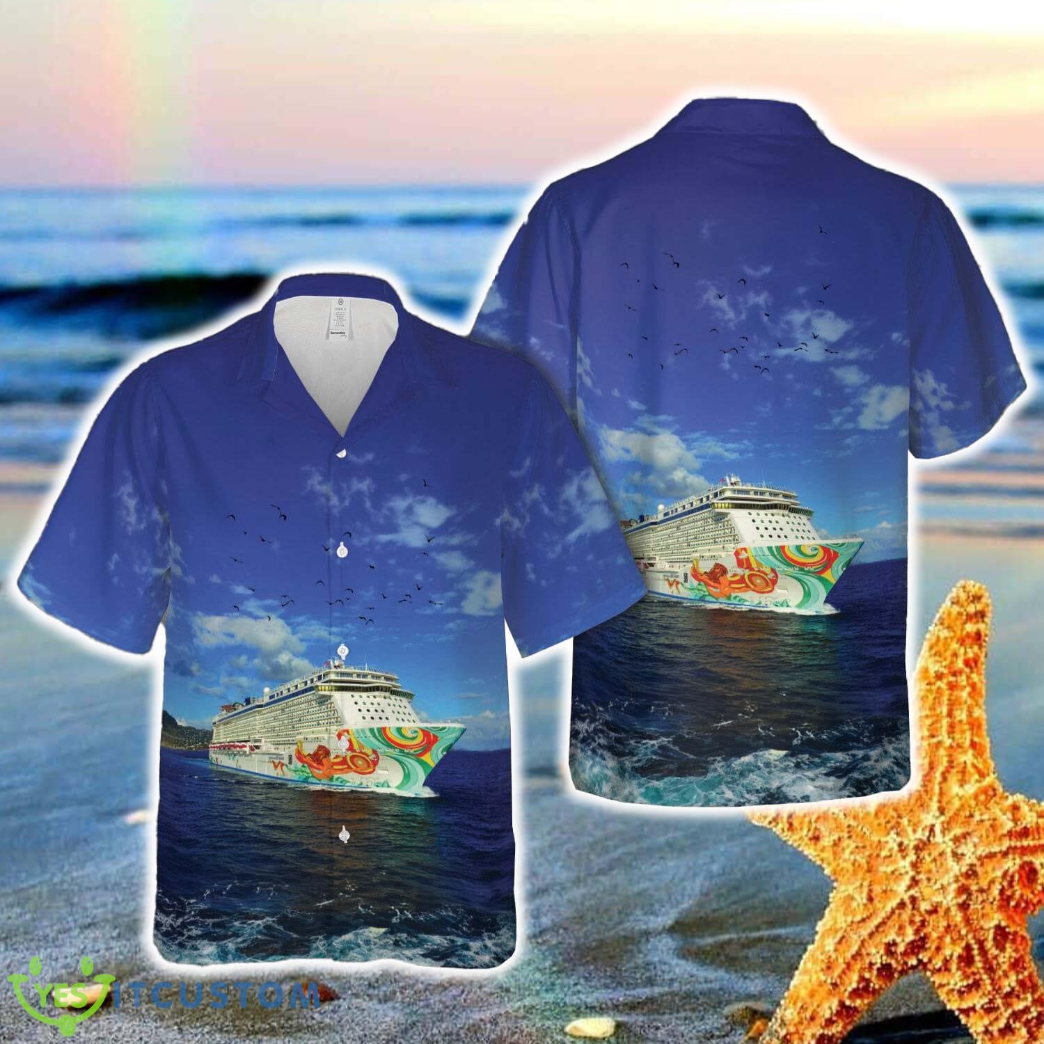 Norwegian Cruise Line Norwegian Getaway Hawaiian Shirt 2 Norwegian Cruise Line Norwegian Getaway Hawaiian Shirt - Norwegian Cruise Line Norwegian Getaway Hawaiian Shirt