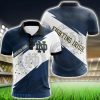 Notre Dame Fighting Irish All Over Print 3D Polo Shirt Golf Lover Gift Product Photo 1