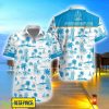 Olympique de Marseille Pineapple Flower Pattern Aloha Hawaiian Shirt And Shorts Product Photo 1
