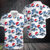 pepsi Hawaiian Shirt Button Beach Shirt Product Photo 1
