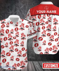 Personalized Lear Corporation Hawaii Shirt Coconut Pattern Shirt Product Photo 1