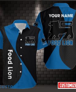 Personalized Name Food Lion AOP Hawaiian Shirt Gift Product Photo 1