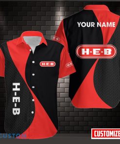 Personalized Name H-E-B AOP Hawaiian Shirt Gift Product Photo 1