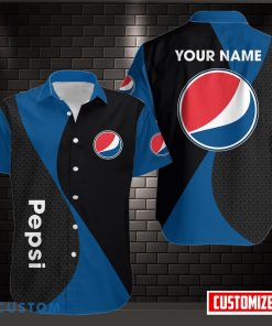 Personalized Name Pepsi AOP Hawaiian Shirt Gift Product Photo 1