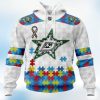 Personalized NHL Dallas Stars Autism Awareness 3D Hoodie New Fashion Product Photo 1