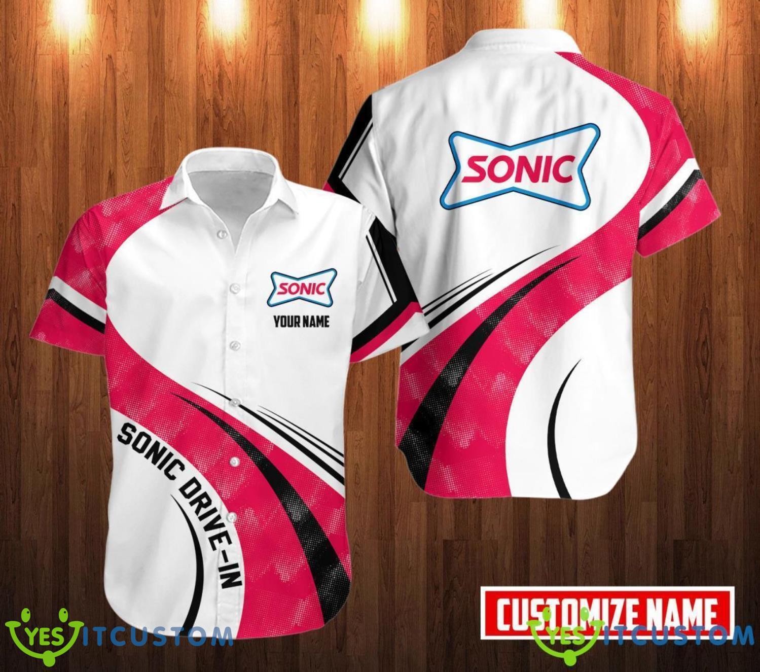 Personalized Sonic Drive-In Hawaii Shirt Classic Button Shirt Custom Name 1 Personalized Sonic Drive-In Hawaii Shirt Classic Button Shirt Custom Name Product Photo 1