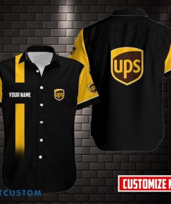 PERSONALIZED ups All Over Printed 3D Hawaiian Shirt Product Photo 1