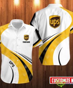 Personalized Ups Hawaii Shirt Classic Button Shirt Custom Name Product Photo 1