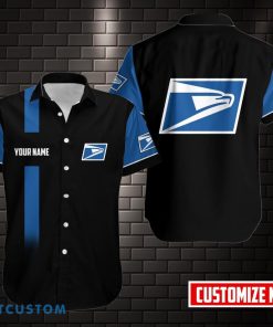 PERSONALIZED usps All Over Printed 3D Hawaiian Shirt Product Photo 1