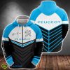 Peugeot 3D Hoodie, Zip Hoodie, 3D TShirt All Over Print Car For Fans Custom Name - Peugeot MA0819 Hoodie, Tee, Polo, SweatShirt_2