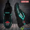 Pizza Hut Max Soul Shoes For Men And Women Light Blue Striped Shoes Custom Name Product Photo 1