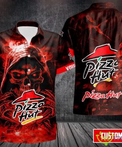 Pizza Hut Short Sleeve Button Hawaii Shirt Limited Edition Custom Name Product Photo 1