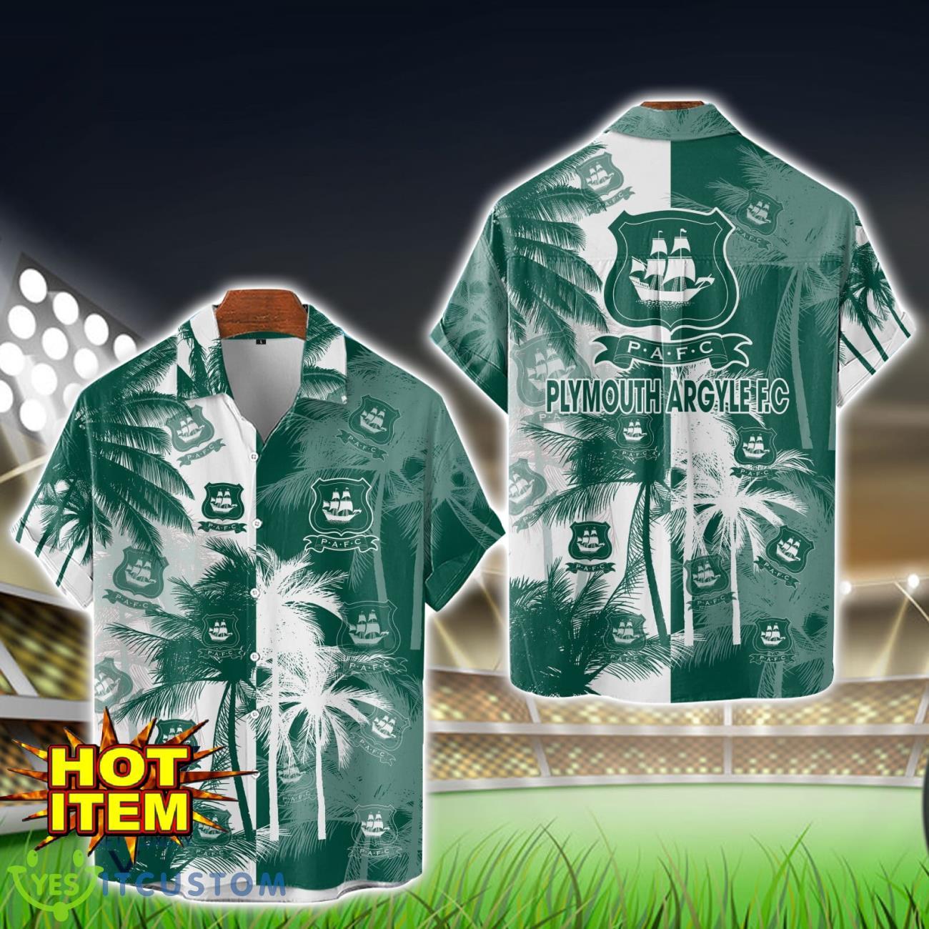 Plymouth Argyle F.C Hawaiian Shirt 3D Printing Beach Shirt For Men And Women 2 Plymouth Argyle F.C Hawaiian Shirt 3D Printing Beach Shirt For Men And Women Product Photo 1