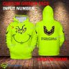 Pontiac Firebird Car Racing Grinch Face 3D Hoodie, Zip Hoodie Green AOP Custom Number And Name - Pontiac Firebird Car Racing Grinch Face 3D Hoodie