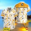 Port Vale Pineapple Flower Pattern Aloha Hawaiian Shirt And Shorts Product Photo 1