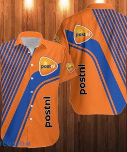 postnl 3D Hawaiian Shirt Logo and Striped Shirt Product Photo 1
