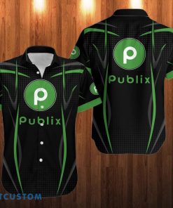 publix Logo Hawaii Shirt Black Shirt Product Photo 1