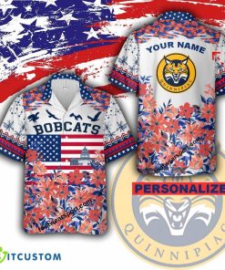 Quinnipiac Bobcats Memory Hawaiian Shirt AOP Custom Name 3 Quinnipiac Bobcats Memory Hawaiian Shirt AOP Custom Name - Quinnipiac Bobcats Independence Day Hawaiian Shirt Photo 2