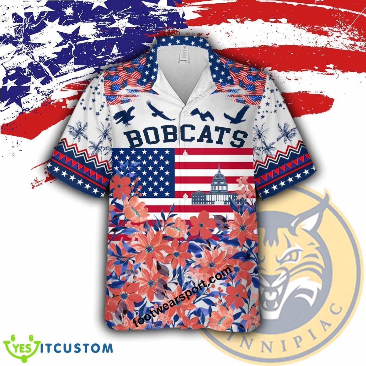 Quinnipiac Bobcats Memory Hawaiian Shirt AOP Custom Name 4 Quinnipiac Bobcats Memory Hawaiian Shirt AOP Custom Name - Quinnipiac Bobcats Independence Day Hawaiian Shirt Photo 1