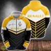 Renault 3D Hoodie, Zip Hoodie, 3D TShirt All Over Print Car For Fans Custom Name - Renault MA0825 Hoodie, Tee, Polo, SweatShirt_2