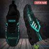 R+l Carriers Max Soul Shoes For Men And Women Light Blue Striped Shoes Custom Name Product Photo 1
