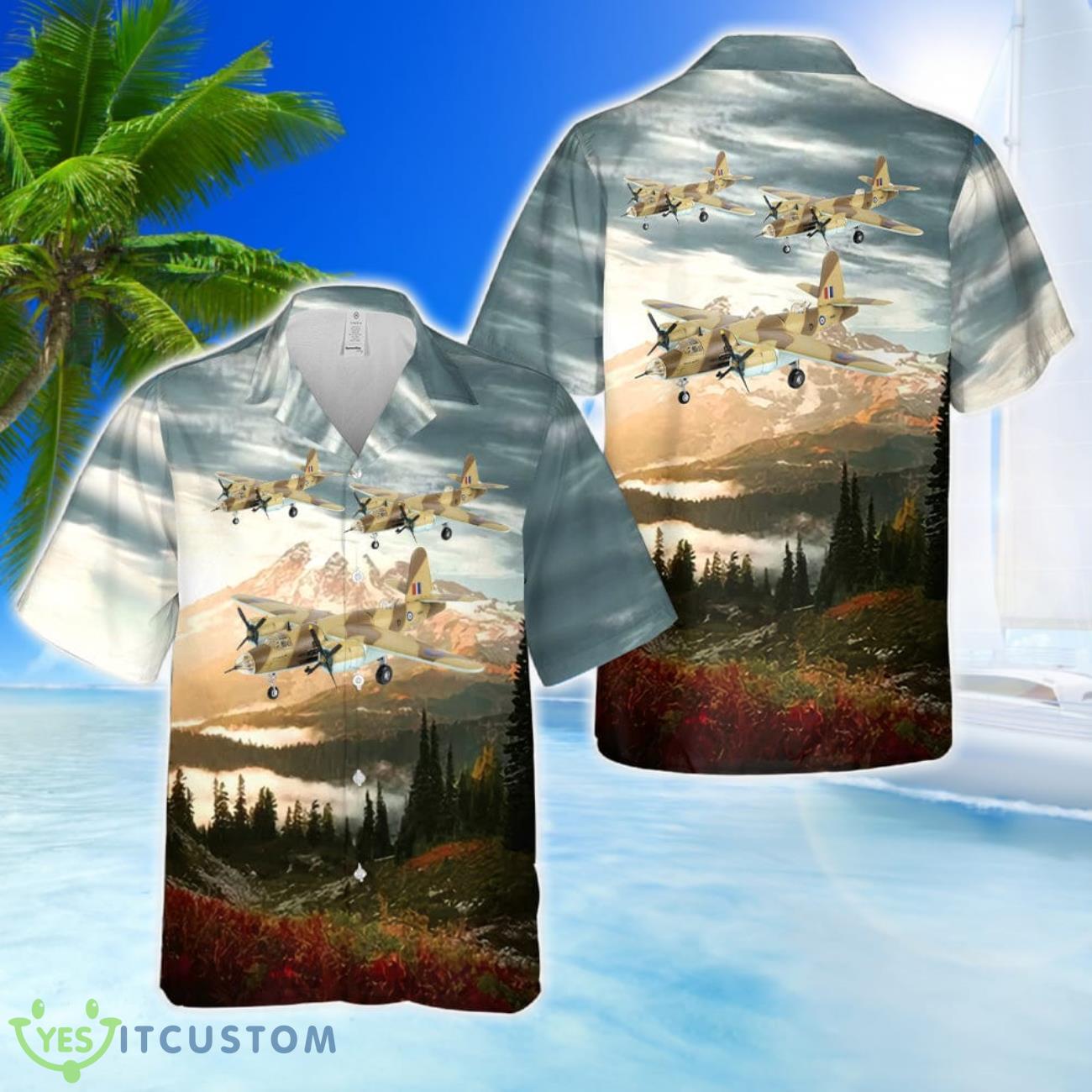 Royal Air Force Martin Marauder B-26 Mk.I - Dominion Revenge No. 14 Squadron 1942 Hawaiian Shirt Men Women Beach Shirt 2 Royal Air Force Martin Marauder B-26 Mk.I - Dominion Revenge No. 14 Squadron 1942 Hawaiian Shirt Men Women Beach Shirt Product Photo 1