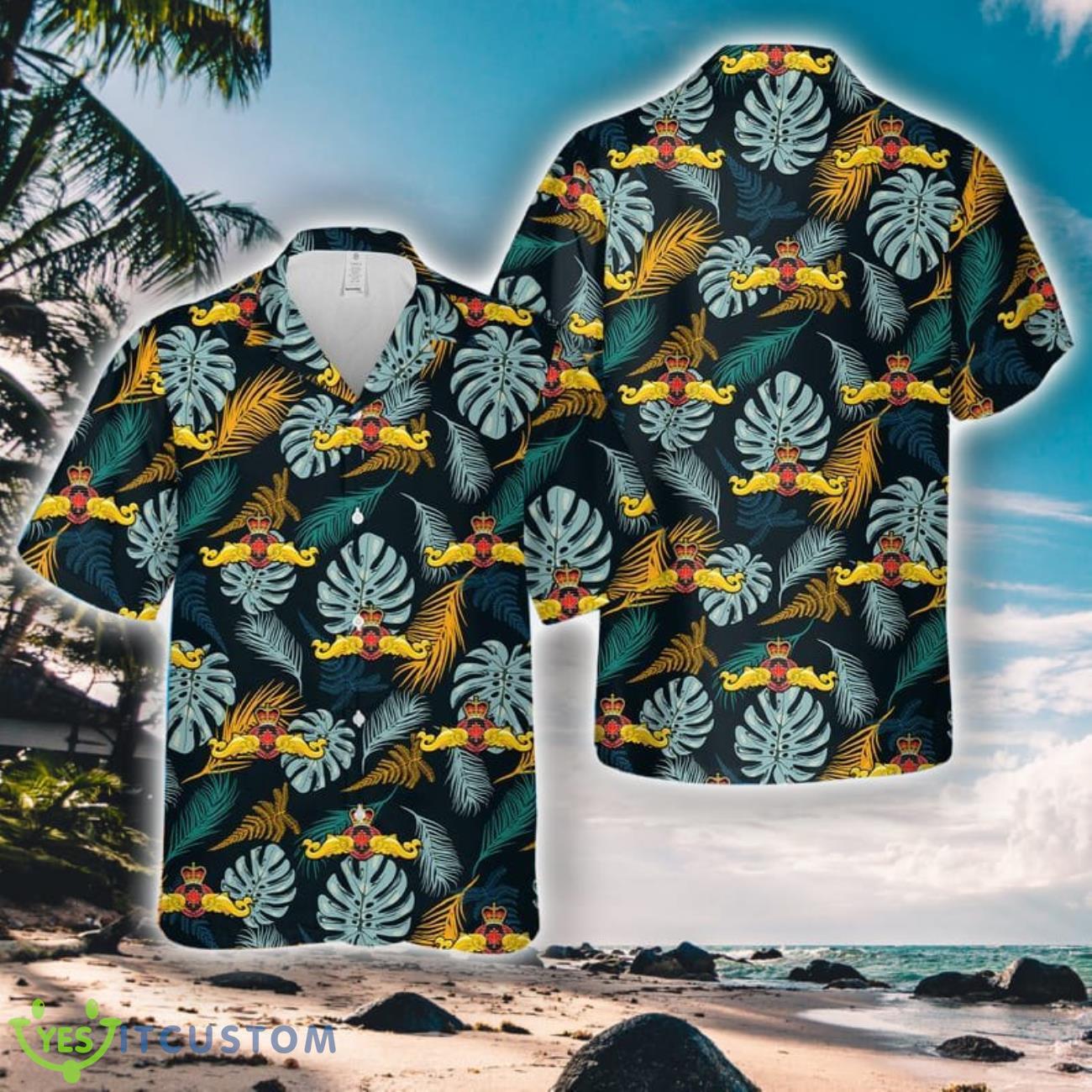 Royal Canadian Navy Submarine Insignia Hawaiian Shirt Men Women Beach Shirt 2 Royal Canadian Navy Submarine Insignia Hawaiian Shirt Men Women Beach Shirt Product Photo 1