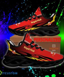 Royal Mail Max Soul Shoes Pattern New Chunky Sneaker Athletic Custom Name - Royal Mail Max Soul Shoes Personlized Photo 1