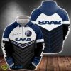 Saab 3D Hoodie, Zip Hoodie, 3D TShirt All Over Print Car For Fans Custom Name - Saab MA0827 Hoodie, Tee, Polo, SweatShirt_2