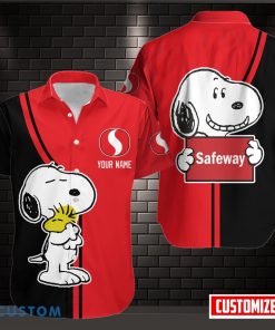 Safeway 3D Hawaiian Shirt Unique Gift For Summer Snoopy Custom Name Shirt Product Photo 1