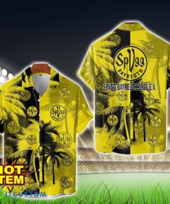 SpVgg Bayreuth 1921 e.V. Hawaii Shirt All Over Printed Logo And Coconut Pattern Hawaiian Shirt Product Photo 1