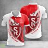 Stade de Reims 3D Polo Shirt Sport Gift Ideas Logo Print Polo Shirt For Fans Product Photo 1