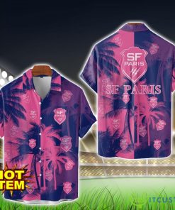 Stade Francais Hawaiian Shirt 3D Printing Beach Shirt For Men And Women Product Photo 1