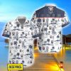 Stade Malherbe Caen Pineapple Flower Pattern Aloha Hawaiian Shirt And Shorts Product Photo 1