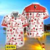 Stade Rennais F.C Pineapple Flower Pattern Aloha Hawaiian Shirt And Shorts Product Photo 1