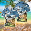 US Army 101st Airborne Division Sikorsky UH-60 Black Hawk Summer Hawaiian Shirt Product Photo 1