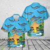 USAF Republic F-84F Thunderstreak Hawaiian Shirt 3D Printed Button Shirt Product Photo 1